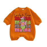 Baby mama Print Romper