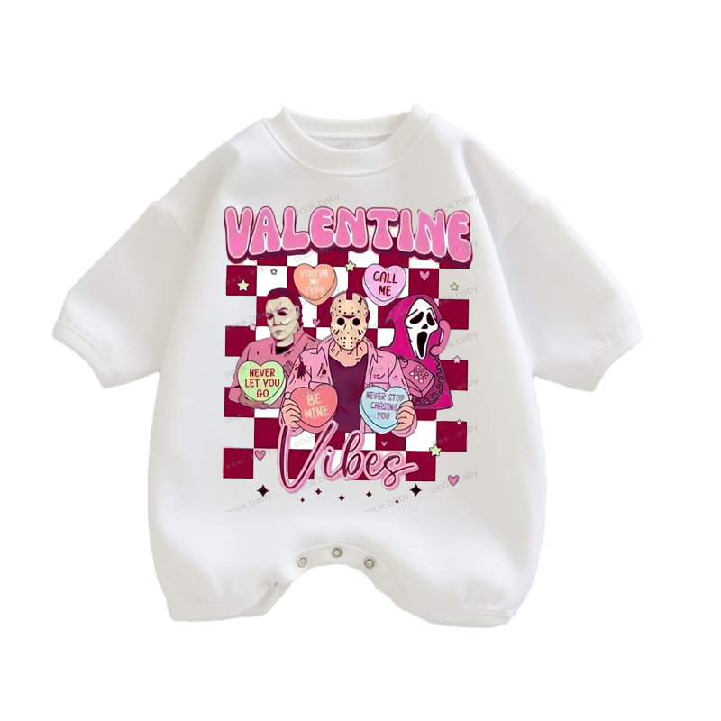 Baby Valentine Print Romper
