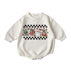 Baby Shake Your Boo thang Print Romper