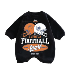 Baby American football Print Romper