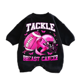 Baby Breast Cancer Print Romper