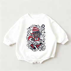 Baby football-69 Print Romper