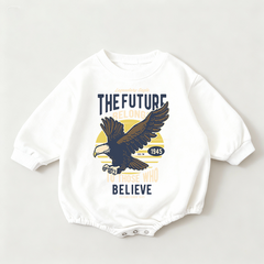 Baby The Future Print Romper