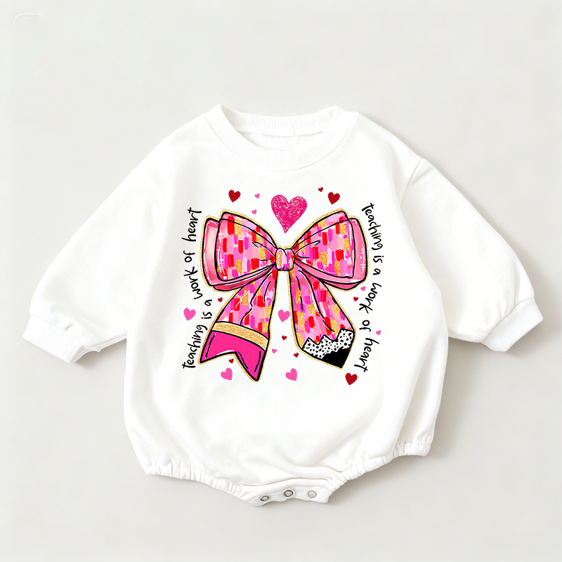 Baby Teaching is a work of herat Print Romper