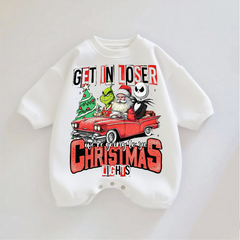 Baby Christmas Print Romper