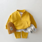 2pcs Baby Zipper Leisure Set