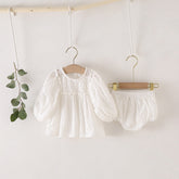 2 Piece Baby Solid Color Suit