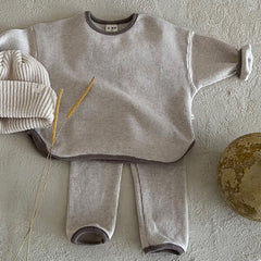 2-Piece Baby Solid Color Suit