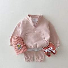 2pcs Baby Zipper Leisure Set