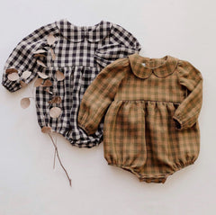 Baby Plaid Print Bodysuit