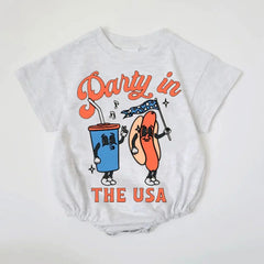 Baby PALY IN THE USA Romper