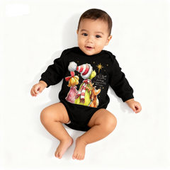 Baby Merry Christmas print Romper
