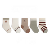 Baby cotton socks cute cartoon striped socks