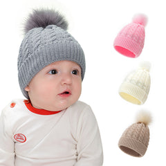 Baby Single Ball Knit Hat