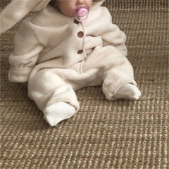 Baby Rabbit Wool Romper