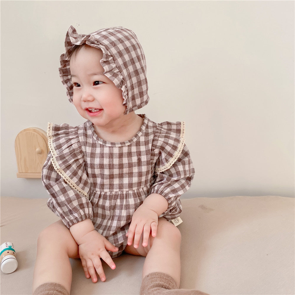 Baby Plaid Print Bodysuit