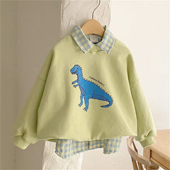 Baby Cute Dinosaur Print Casual Top