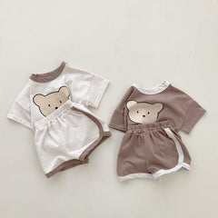 2-Piece Bear Print Set