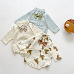 Baby Bow Tie Shirt Bodysuit