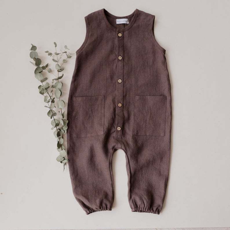 Baby Solid Color Romper