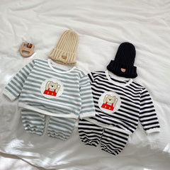 2-Piece Baby Bear Stripe Set