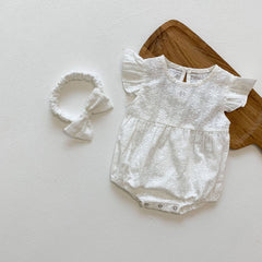 Baby Flower Embroidered Bodysuit