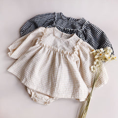 2-Piece BabyGgirl Plaid Suit