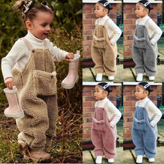 baby Solid Color Thermal Romper