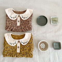 Baby Girl Flower Print Bodysuit