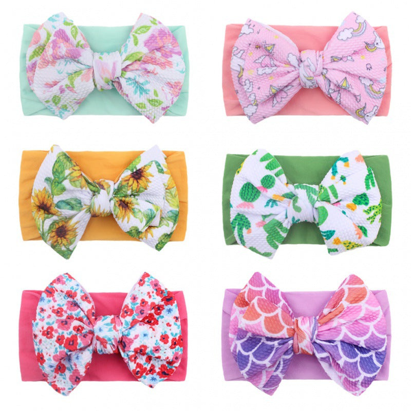 Baby Girl Color Bow Headband