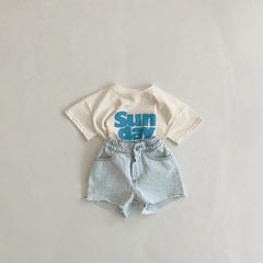 Baby Sun Day Print Top