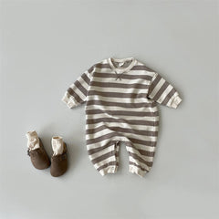 Baby Striped Print Romper