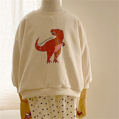 Baby Cute Dinosaur Print Casual Top