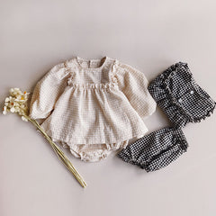 2-Piece BabyGgirl Plaid Suit