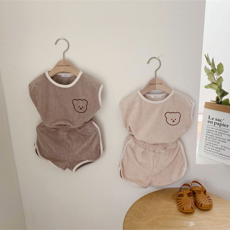 2-Piece Bear Print Set