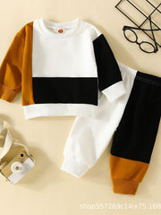 Baby Color Matching Casual Suit