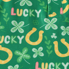 Baby St. Patrick's Day Clover Print Top