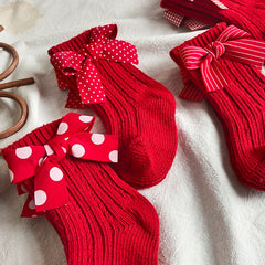 Baby Girl Bow Socks