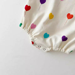 Baby Heart Print Bodysuit