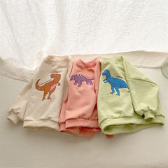 Baby Cute Dinosaur Print Casual Top