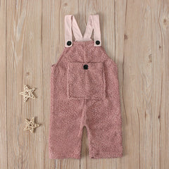 baby Solid Color Thermal Romper