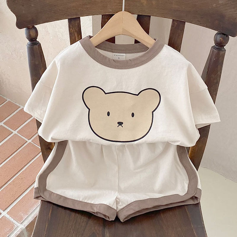 2-Piece Bear Print Set