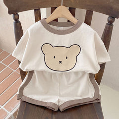 2-Piece Bear Print Set