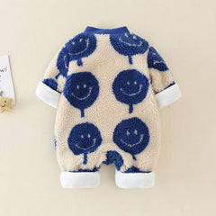 Baby Smiley Face Print Romper