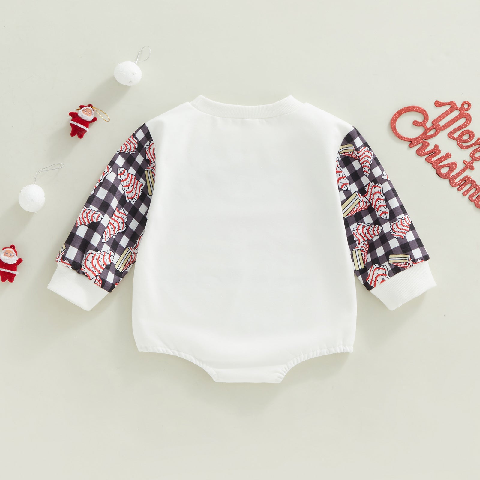 Baby Christmas Print Romper