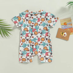 Baby Cow Print Romper