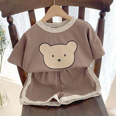 2-Piece Bear Print Set