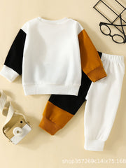 Baby Color Matching Casual Suit