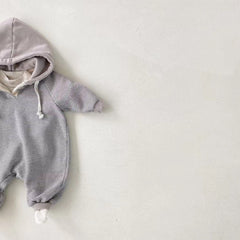 Baby Hooded Striped Romper