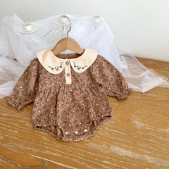 Baby Girl Flower Print Bodysuit